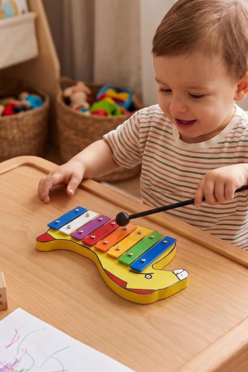 KSL-13 Kaliteli Ksilofon Çocuklar İçin Eğitici Müzik Aleti