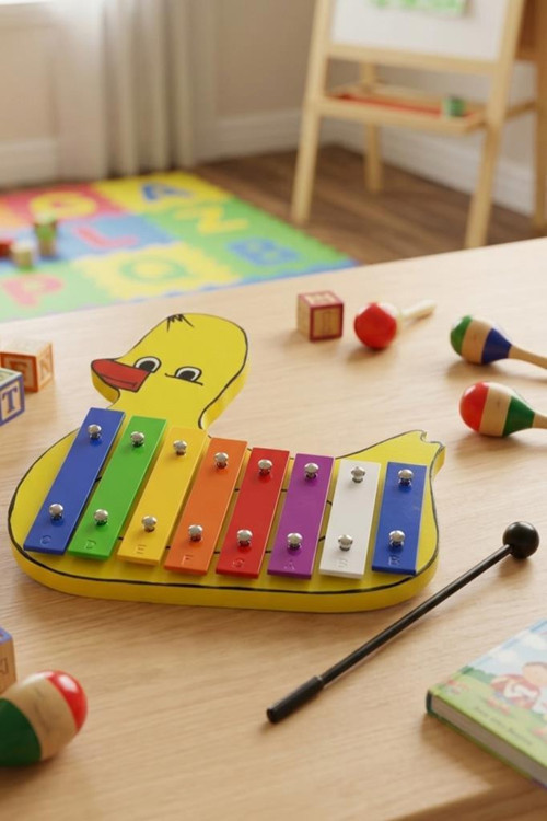 KSL-09 Kaliteli Ksilofon Çocuklar İçin Eğitici Müzik Aleti