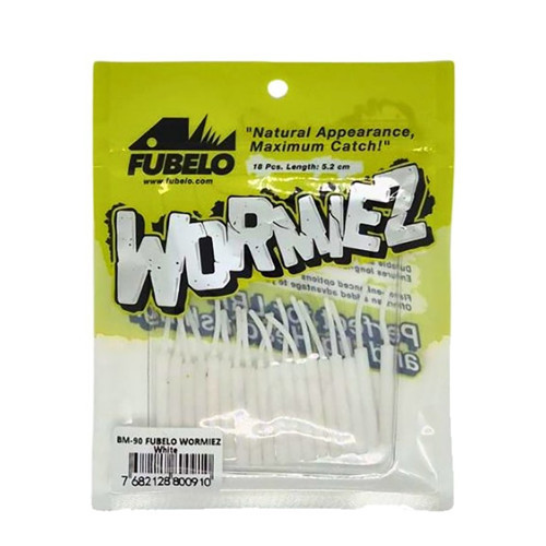 Wormiez 5.2cm 18 Adet Lrf Silikonu White