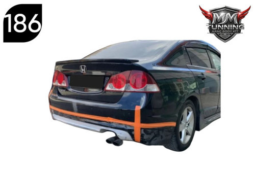 MMTUNNİNG HONDA FD6 ARKA TAMPON EK TEK EGSOZ ÇIKIŞLI MODEL