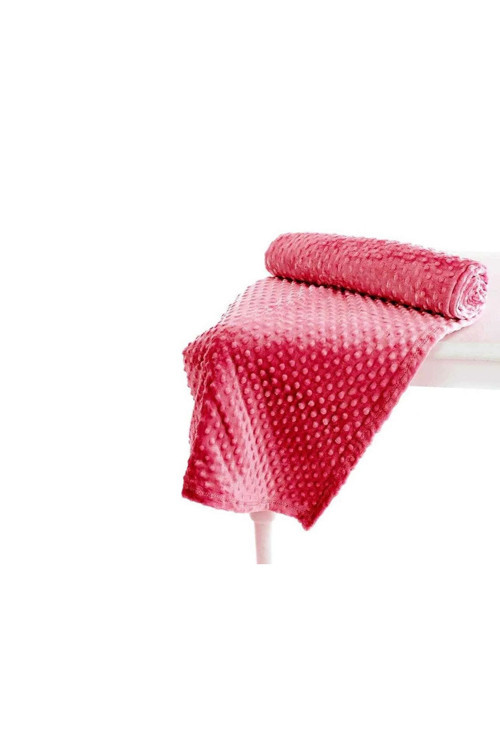 Battaniye Tomurcuk Rose Çift Kişilik Pvc