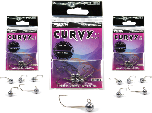Curvy Jig Head 1.8 g. - 4 No.