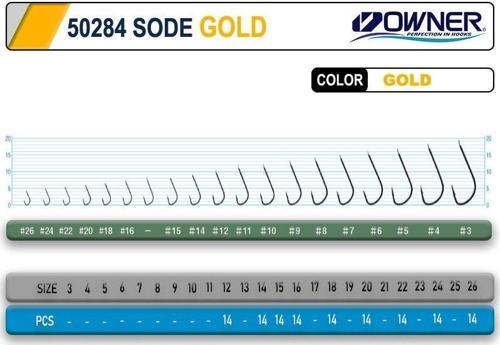 50284 Sode Gold İğne 22