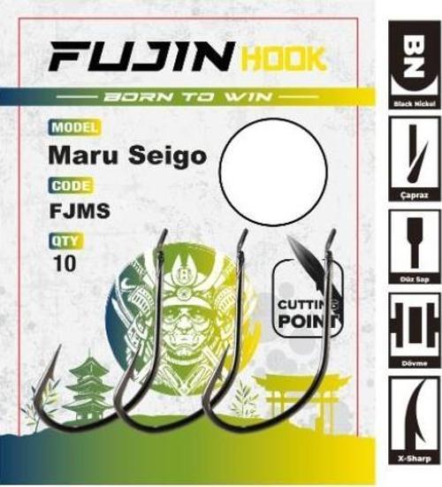 Maru Seigo Deliksiz Çapraz Olta Kancası 10 No.