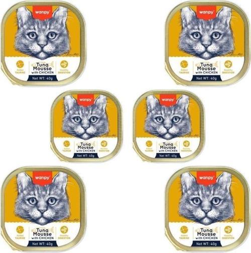 Kedi 40g 6lı Ton Balıklı & Tavuklu Alutray Yaş Mama