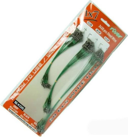 Çelik Tel 15/20/25 cm Tek Adet Yeşil-20 CM