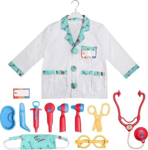 let's be child Lc Kırmızı Doktor Seti Ve Çocuk Kostümü