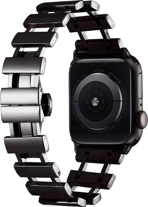 Watch Ultra 49mm Uyumlu KRD-96 Tasarım Metal Kordon