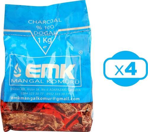 Mangal Kömürü 1 Kg x 4 Adet