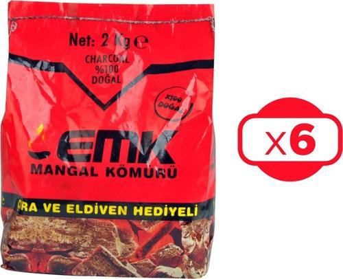 Mangal Kömürü 2 Kg x 6 Adet