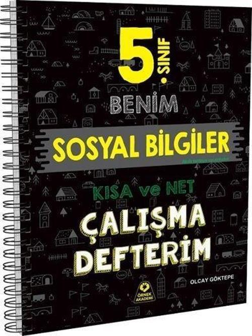 5. Sınıf Benim Sosyal Bilgiler Çalışma Defterim Örnek Akademi