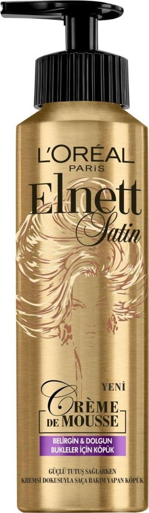 Elnett Belirgin ve Dolgun Bukleler için Köpük