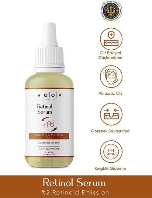 Retinol Serum - 30 Ml | Yenileyici Retinol Bakımı | %2 Retinoid + Hyaluronik Asit