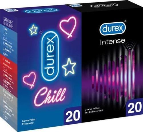 Chill Karma Paket Prezervatif 20’li + Intense Prezervatif, 20' li