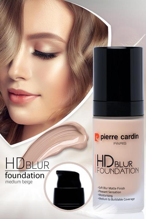 Hd Blur Pürüzsüz Görünüm Veren Mat Fondöten Medium Beige - 30 ML