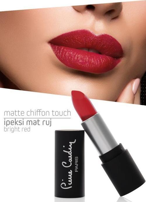 Matte Chiffon Touch Lipstick - Bright Red -189