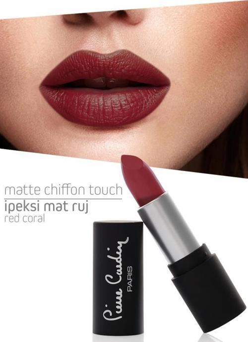 Matte Chiffon Touch Lipstick - Red Coral -188