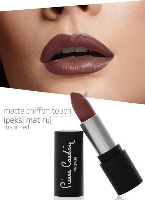 Matte Chiffon Touch Lipstick - Rustic Red -186