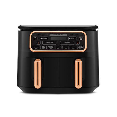 Air Pro Cook Duo Ev Yemeği XXXL Airfryer Black Copper 8L