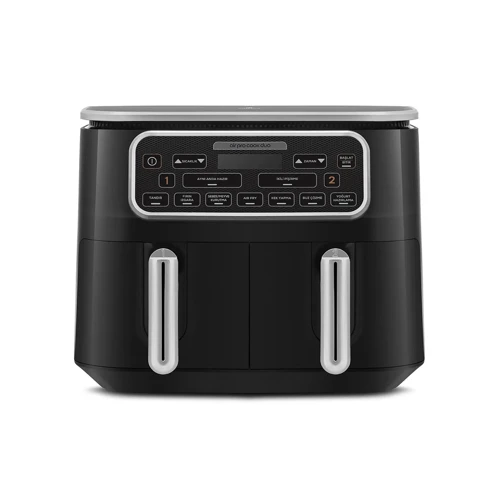 Air Pro Cook Duo Tandır XXXL Airfryer Black Silver 8L
