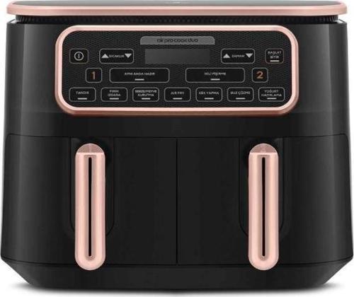 Air Pro Cook Duo Tandır Xxxl 4+4 Litre Rosegold Airfryer