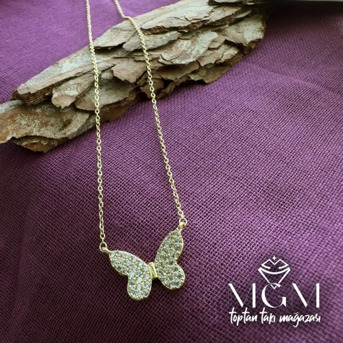 Ieg - Zirkon Taşlı Kolye