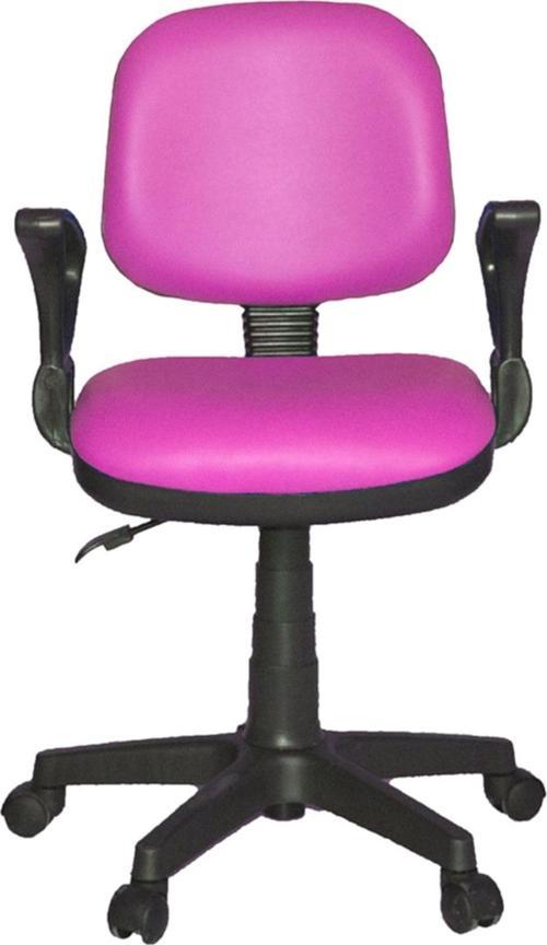 Kozmo Lux Kollu Çalışma Koltuğu Deri Pembe