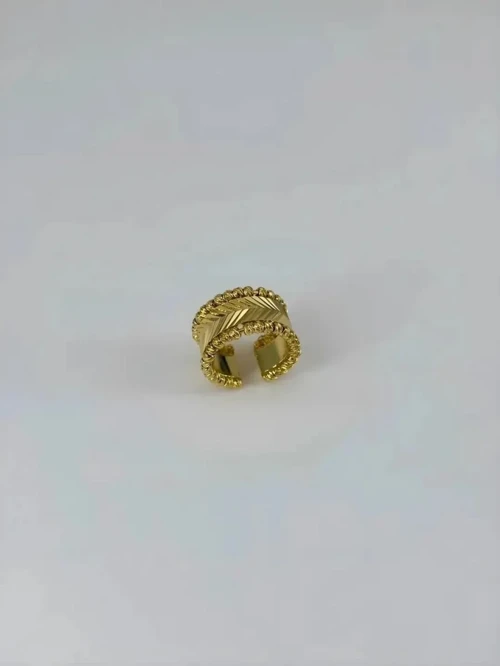 Ieg - Dorika 14 K Gold Kaplamalı Yüzük