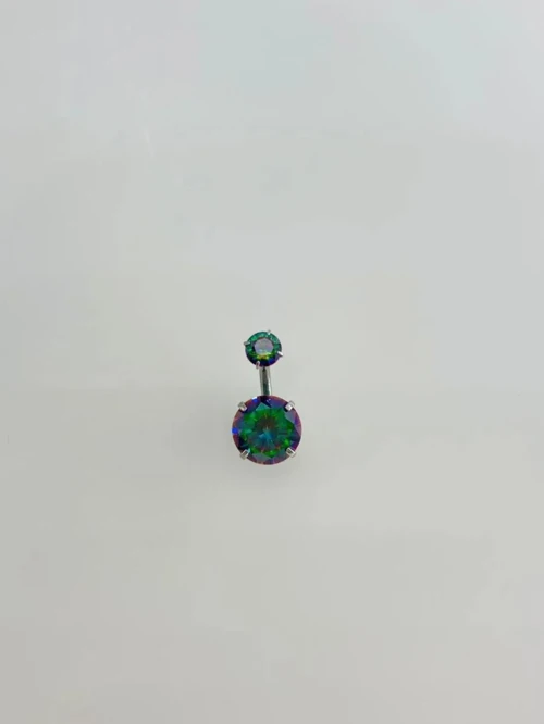 Ieg - Mistik Topaz Taşlı Göbek Piercing