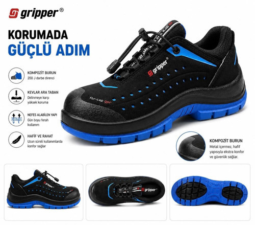 GPR-301-S1 MAGNAFİC KOMPOZİT BURUNLU İŞ AYAKKABISI