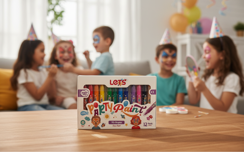 Yüz Boyası 12 Renk Party Paint L06001