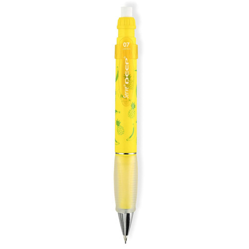 Deep Meknik Kurşun Kalem 0.7 Mm Versatil Kalem Fosforlu Sarı Ananas&Muz Sv-Deep-07-Dfsarı (12 Li Paket)