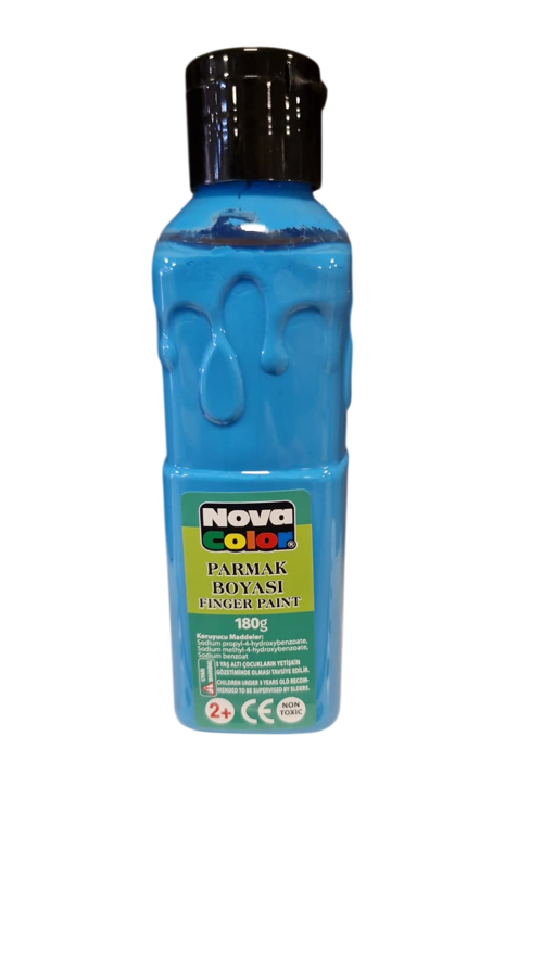Parmak Boyası 180 Gram Açık Mavi Nc-640