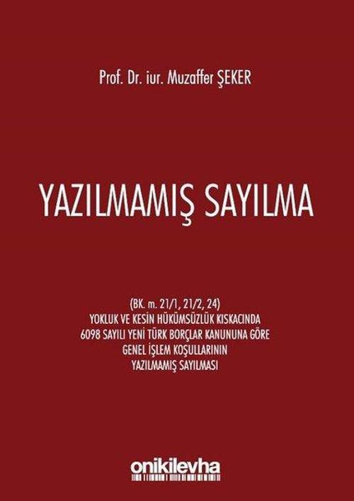 Yazılmamış Sayılma