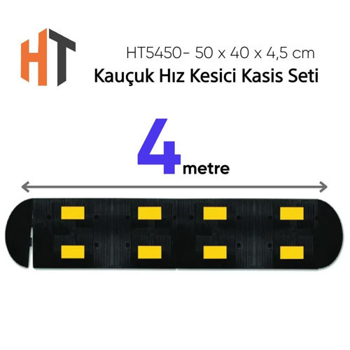 Kauçuk Hız Kesici Kasis Seti -2 Bantlı EKO - 4 Metre
