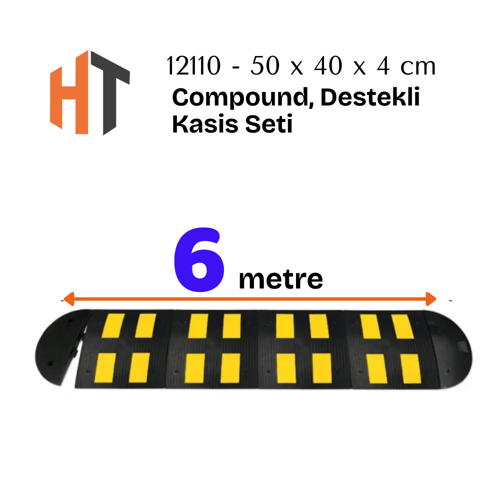 Kauçuk Yol Kasisi, Destekli Kasis Seti 6 Metre