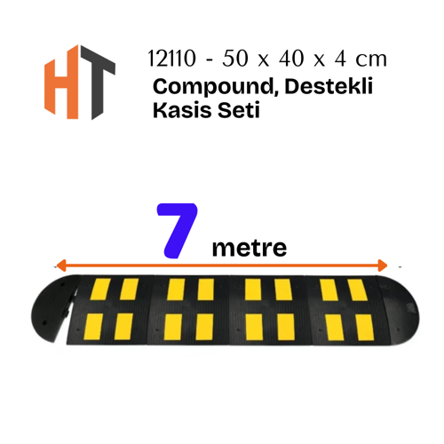 Kauçuk Yol Kasisi, Destekli Kasis Seti 7 Metre