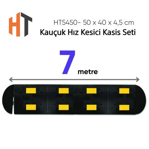Kauçuk Hız Kesici Kasis Seti -2 Bantlı EKO - 7 Metre