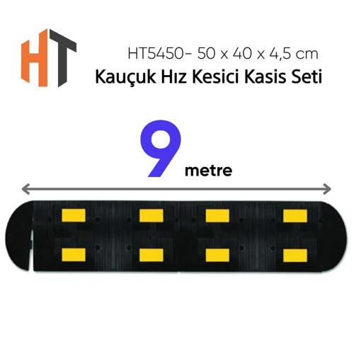 Kauçuk Hız Kesici Kasis Seti -2 Bantlı EKO - 9 Metre