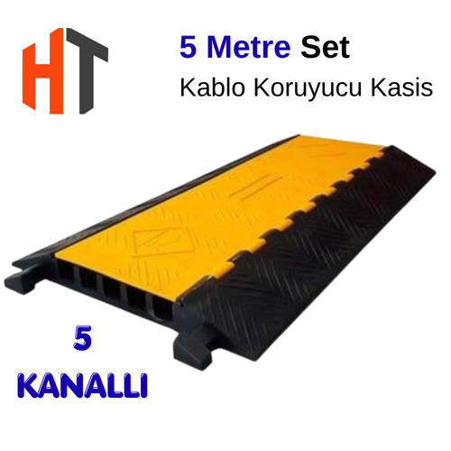5 Kanallı Hız Kesici Seti - Kablo Koruyucu 5 metre