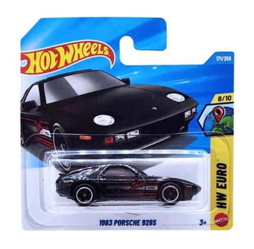 -1983 Porsche 928S - HW Euro 8/10 - 171/250 (1/64) Siyah- JJK15