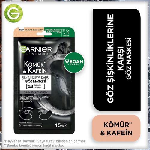 Göz Şişkinliklerine Karşı Kömür&Kafein Göz Maskesi