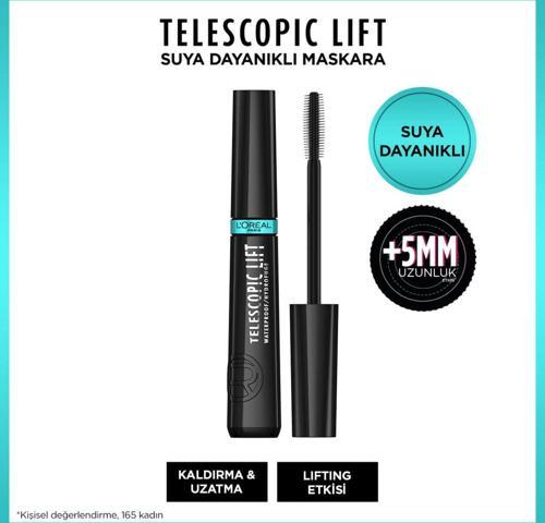 Telescopic Lift Suya Dayanıklı Maskara