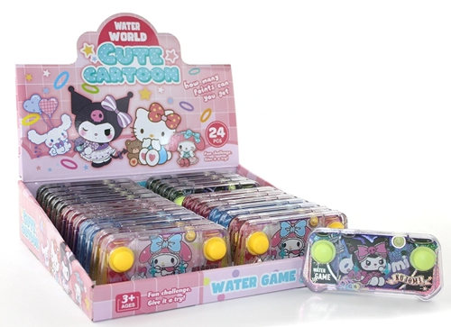 Hello Kitty Kuromi Baskılı Sulu Oyun - Dikdörtgen Konsol Tasarımlı Su Oyunu Alk3995