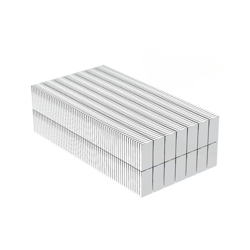 100 Adet 15X10X1.5 Mm Köşeli Neodyum Mıknatıs N35 Magnet Dayanıklı Nikel Kaplama