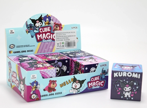 Kuromi Baskılı Zeka Küpü - Karakter Tasarımlı Küp Oyuncak Alk4009