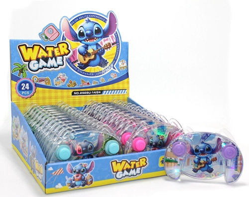 Stitch Baskılı Sulu Oyun - Kulaklı Konsol Tasarımlı Su Oyunu Alk3993