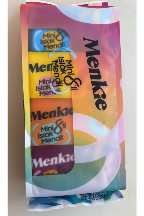 Menkie Mini Islak Mendil 8 Adetli 8 Paket