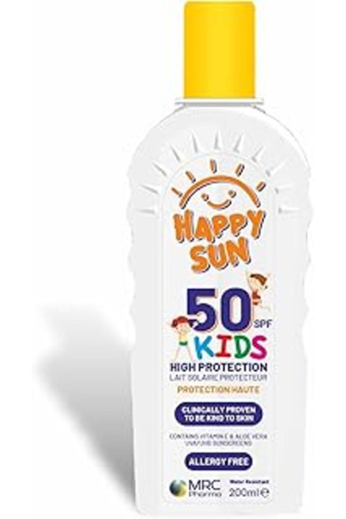 Happy Sun Kıds Spf 50 Plus Güneş Sütü 200 Ml