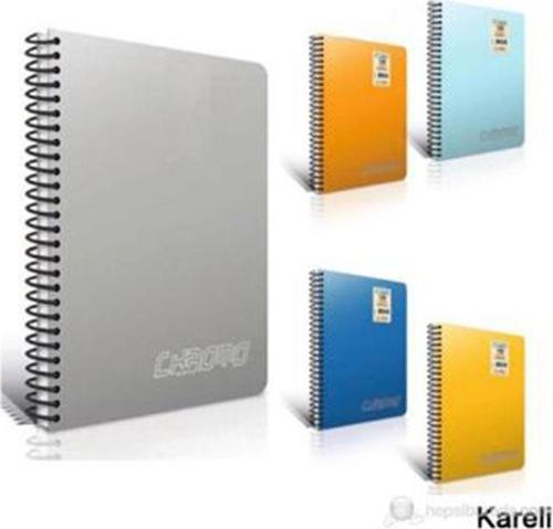 Chromo 140 Yp. A4 Spiralli Pp. Kapak Defter Kareli